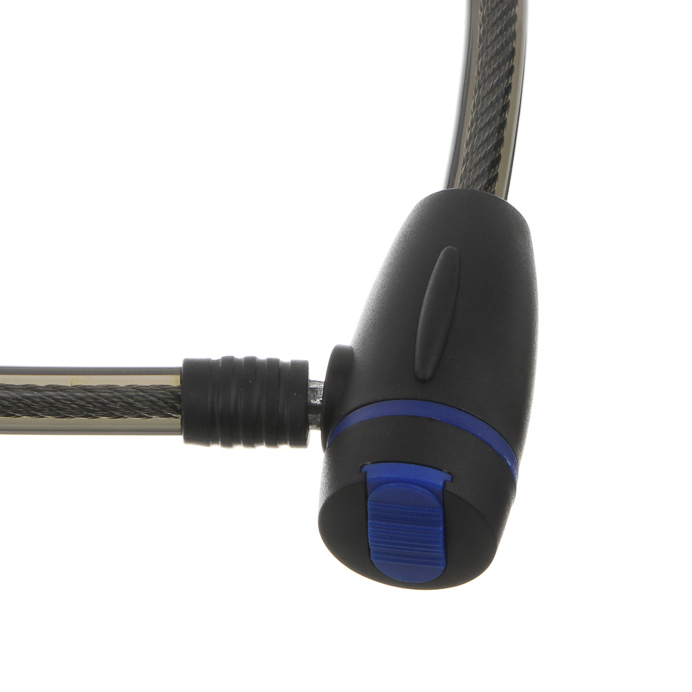 Замок велосипедный тм BY SPORT, противоугонный, тросовый, 800х12мм, металл, пластик, 3 цвета - #5