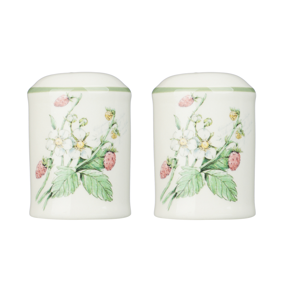MILLIMI Земляника Набор для соли и перца на подставке, 11,5х6,5х7см, керамика - #3