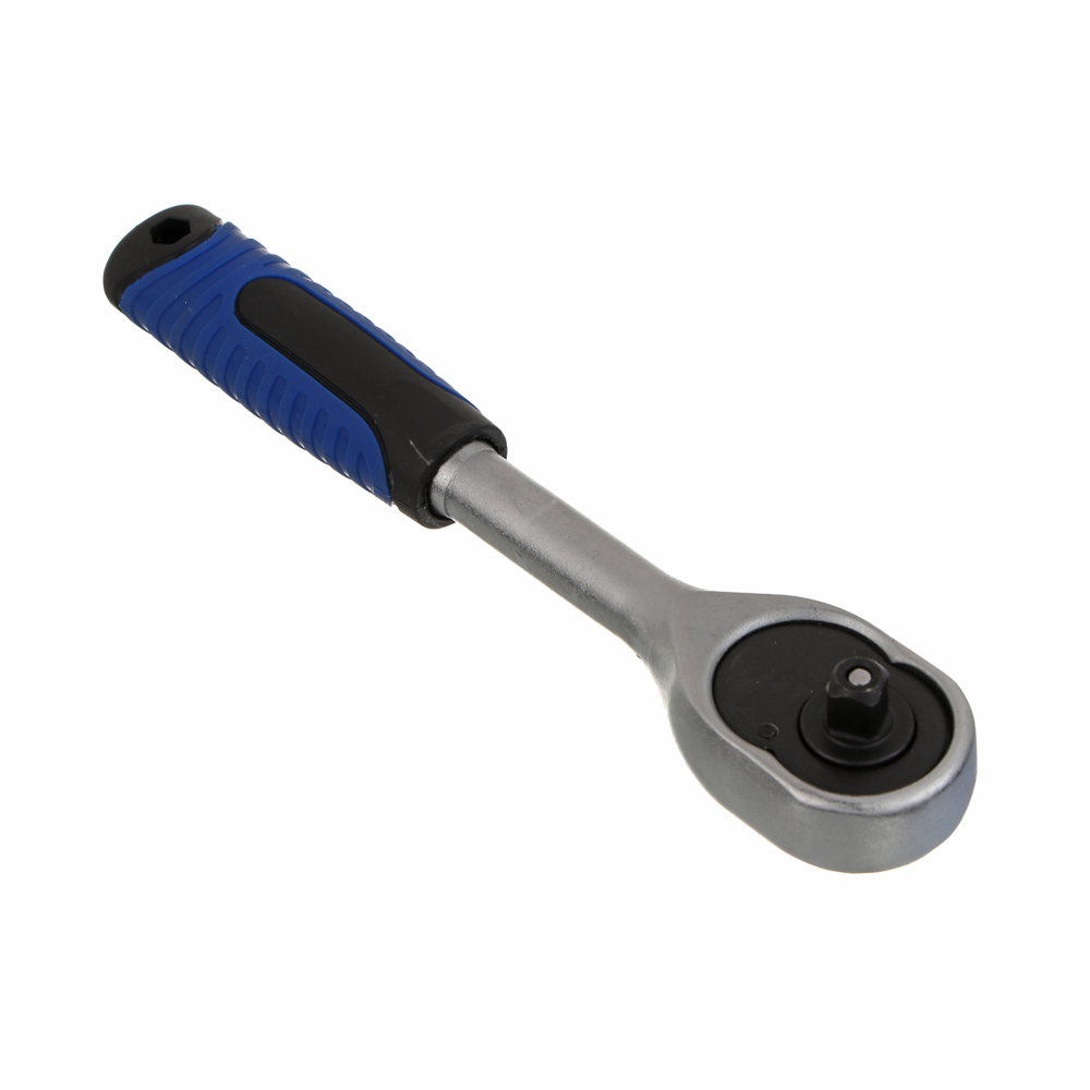 РОКОТ Набор профессионального инструмента, 12 предметов, 1/4" (головки и трещотка) - #4