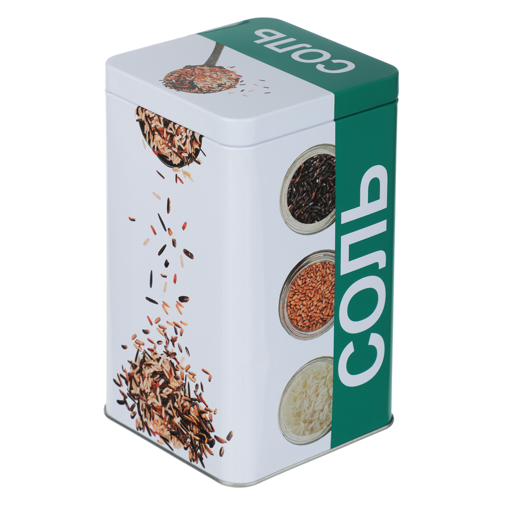 Банка для соли 17x10x10см, жесть - #1