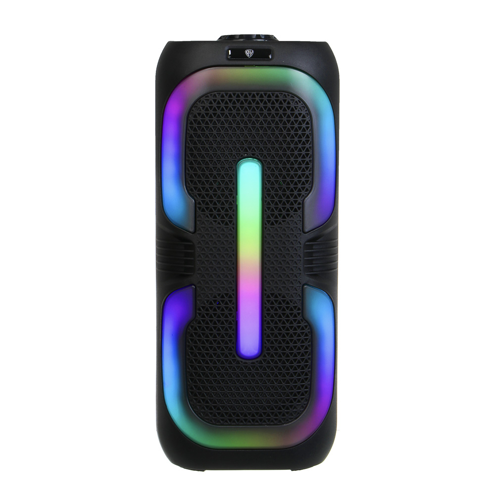 Колонка беспроводная BY Radiance, 20Вт,светомузыка,2400мАч,TWS,USB,BT 5.3,ВШГ 46x20x20см, черный - #1