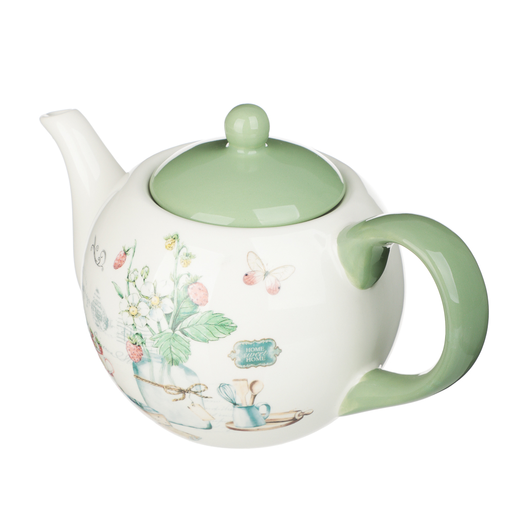 MILLIMI Земляника Чайник, 900мл, керамика - #3