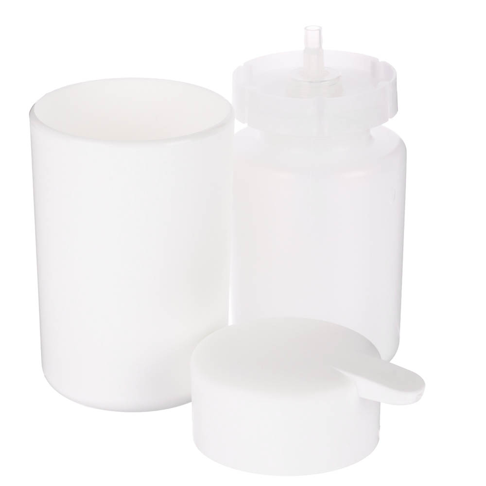 Диспенсер для жидкого мыла Flux, 250мл, белый, 7,5х7,5х14,5см - #4