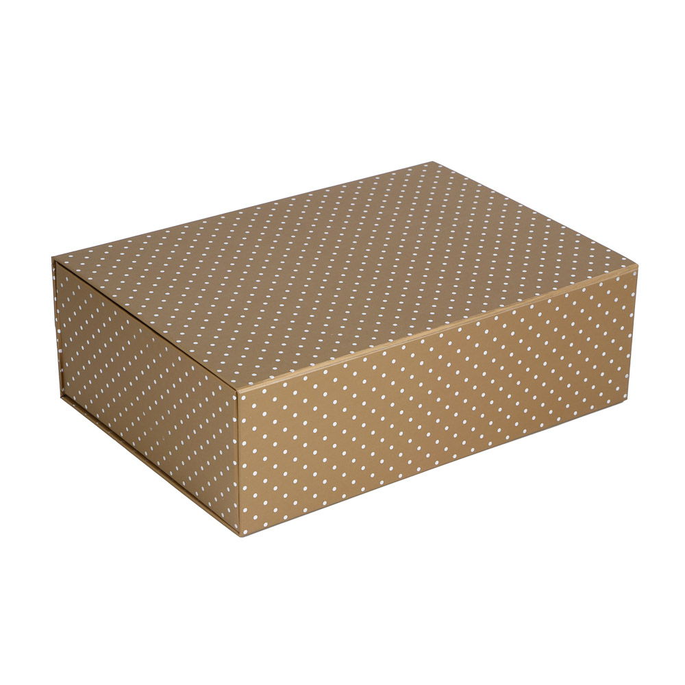 Коробка подарочная, картонная, складная, с лентой, 28x20x9 см, 3 цвета - #4