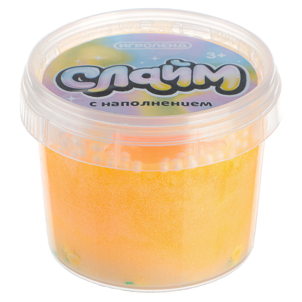 ИГРОЛЕНД Игрушка Слайм с наполнением, 100 гр, 8 дизайнов - #2