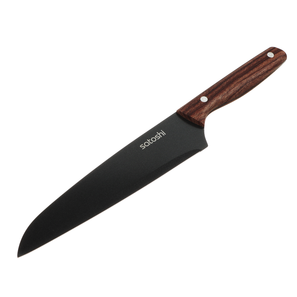 SATOSHI Меллер Нож кухонный шеф 20см, нерж.сталь с антиналипающим покрытием - #2