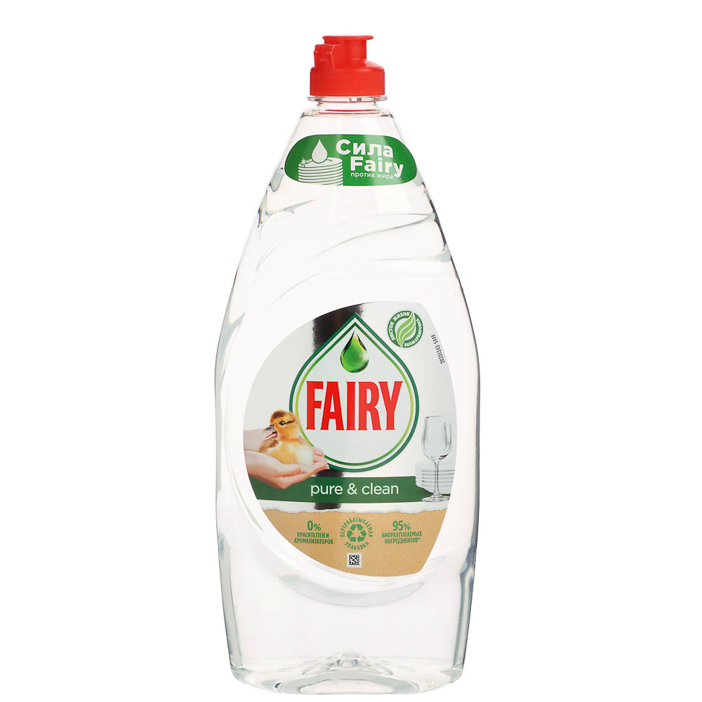 Средство для мытья посуды FAIRY Pure & Clean, 900мл - #1