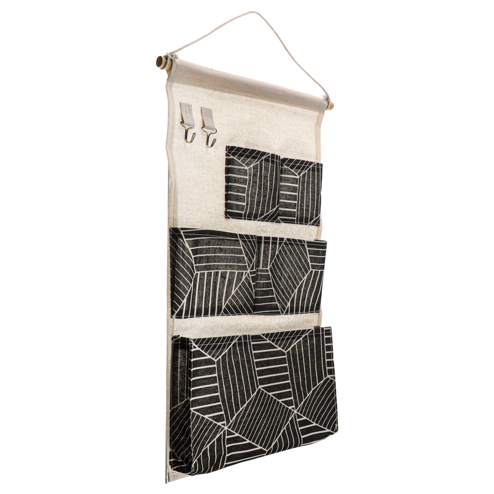 VETTA Барселона Кофр подвесной настенный, 5 объемных карманов, 2 крючка, текстиль, 34х55см,4 дизайна - #3