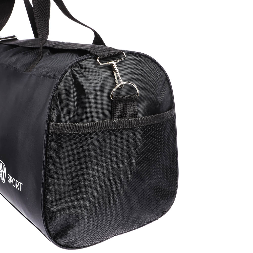 Сумка спортивная тм BY SPORT, 48x28x22см, полиэстер 420D, ПВХ, цвет черный - #4