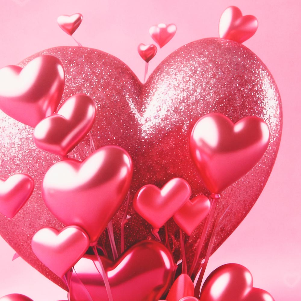 Пакет подарочный бумажный тм LADECOR L 26x32x10 см, "Сердце" арт 3, 4 дизайна - #4