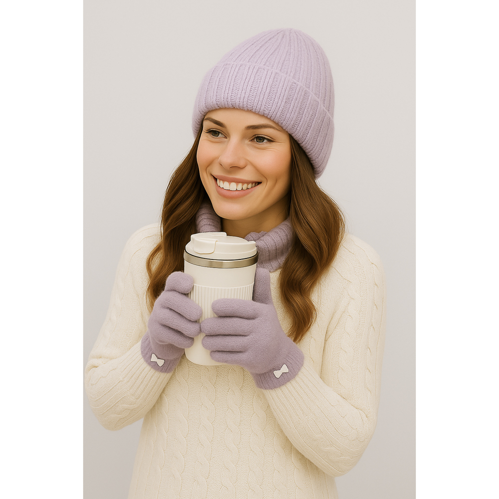 GALANTE Шапка женская, р.56, 100% полиэстер, цвета в ас-те, ОЗ25-03 - #6