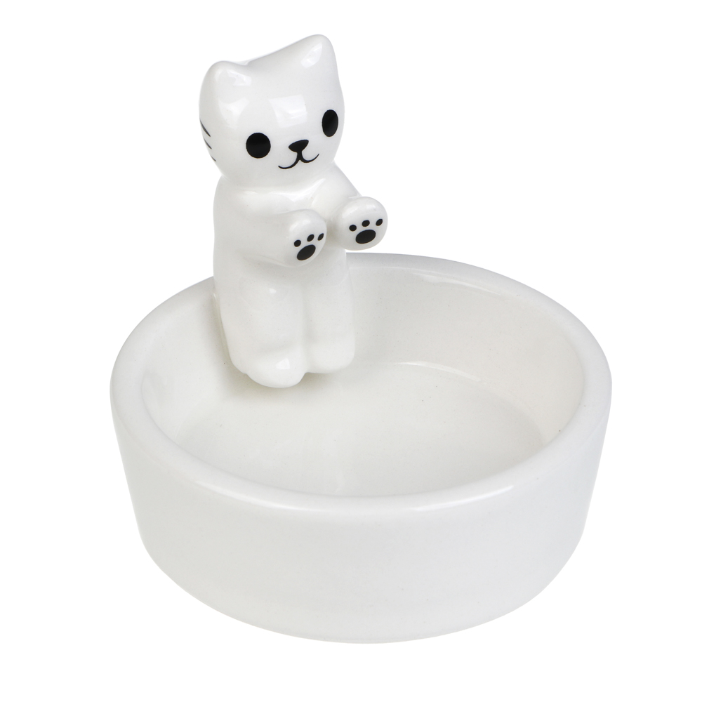 Подсвечник тм LADECOR "Котик", 7,5x7,5x7 см, доломит - #2