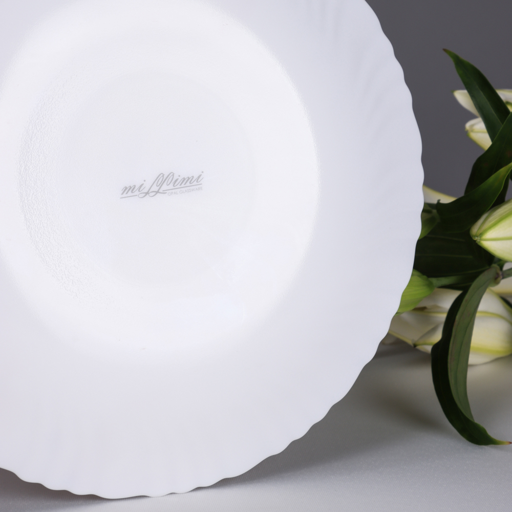 MILLIMI Роселла Тарелка подстановочная, опаловое стекло, 24см - #5