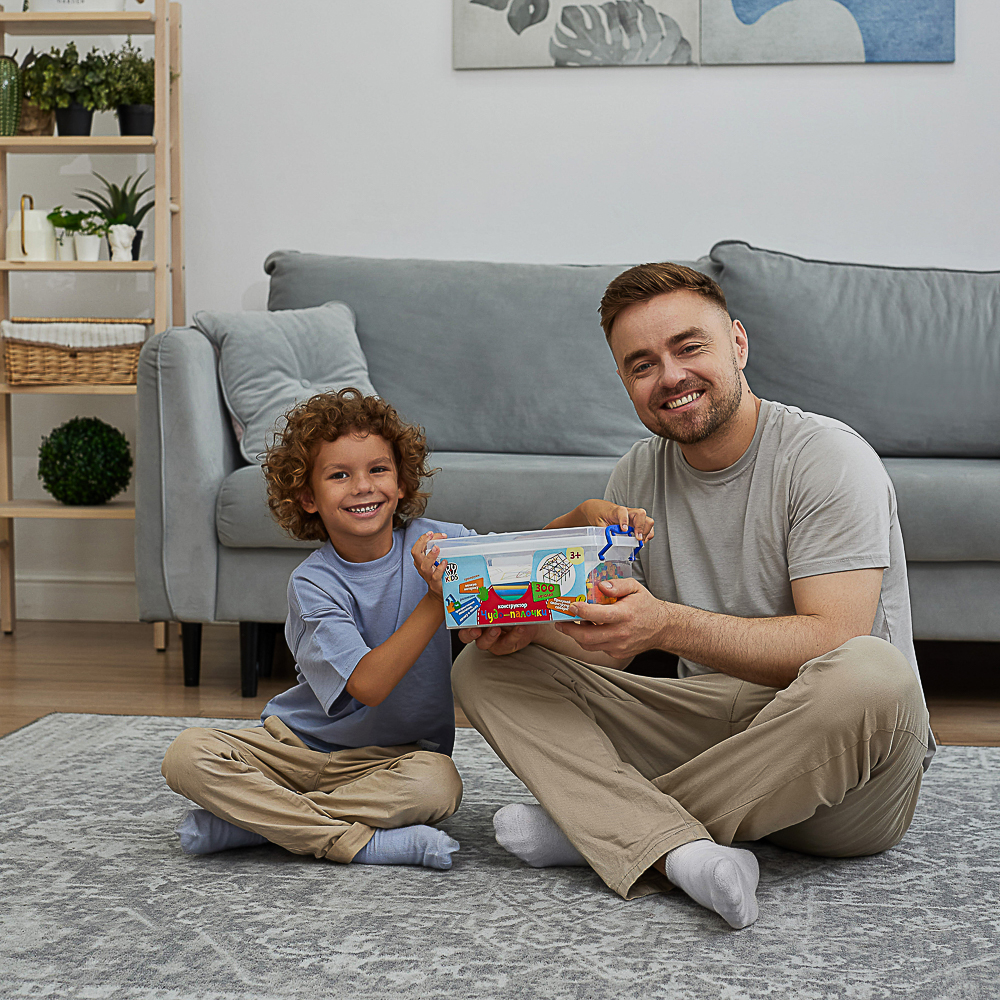 BY Education Конструктор пластиковый "Чудо-палочки", 300 деталей, PE, PP, 28х18х12,5 см - #13