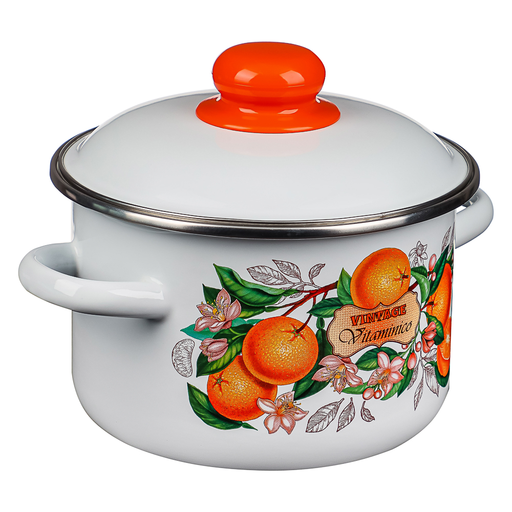 Гарден Кастрюля эмалированная 2л - #2