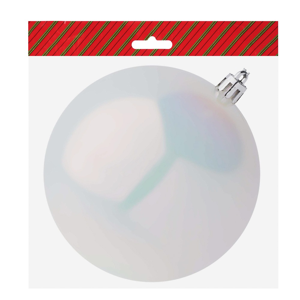 СНОУ БУМ Шар 10см пластик, белая нефть - #2