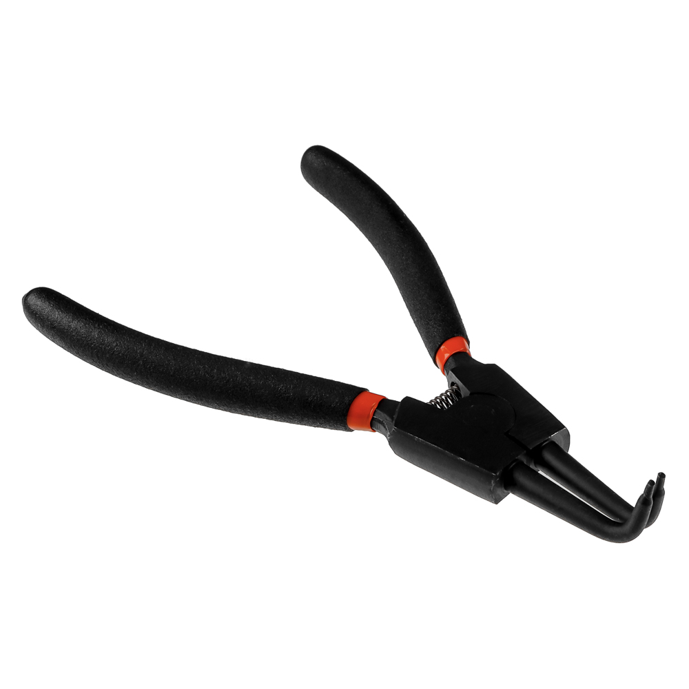 ЕРМАК Съемник внешних стопорных колец на разжим, изогнутые губки, 175 мм, сталь 45 - #3