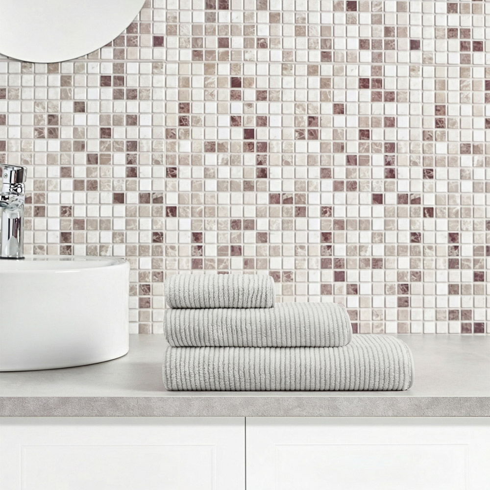 PROVANCE Basic Комплект полотенец, 3шт, 30х50, 50х80, 70х120, 95% пэ, 5% полиамид, 280гр/м, серый - #5