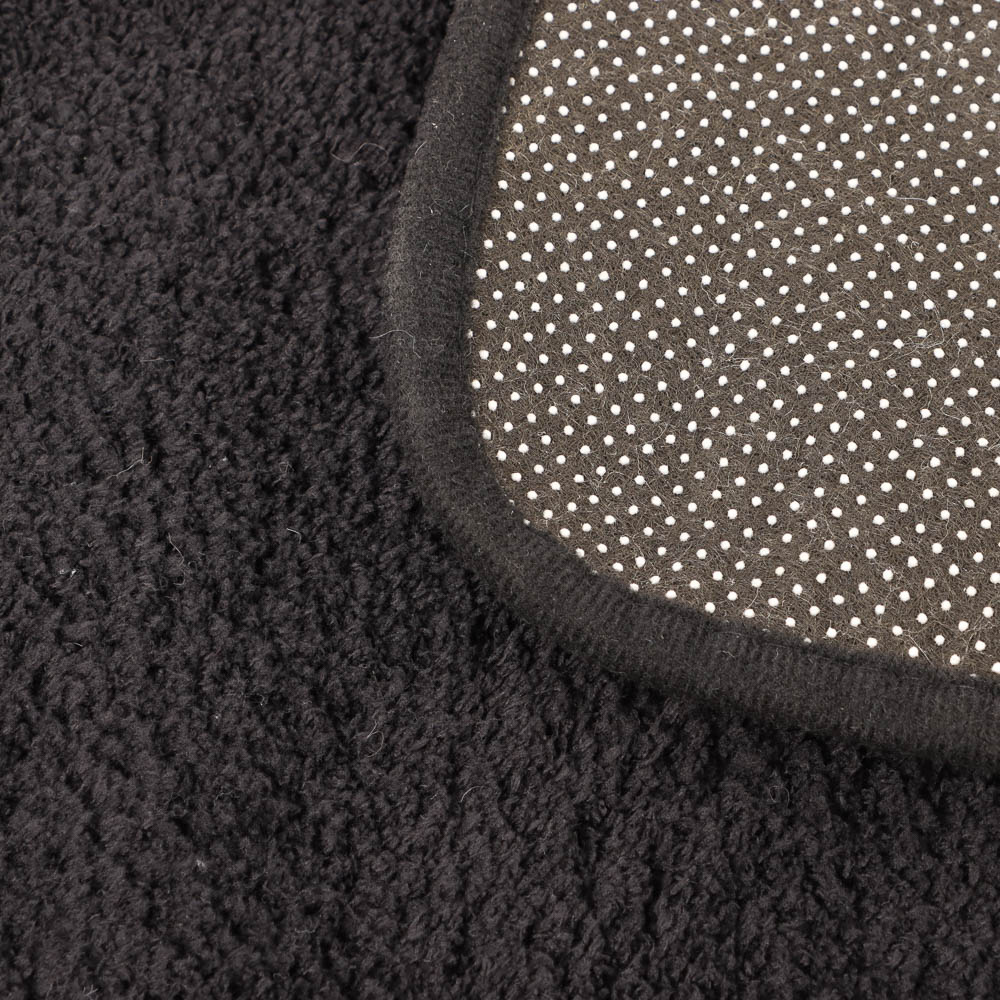 Коврик для ванной 50х80см PING, BLACK2, чёрный, полиэстер, SWM-4014-BLK-B - #5