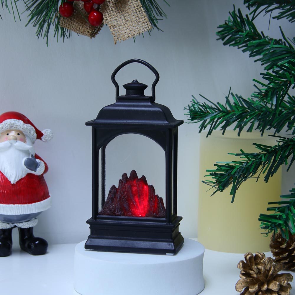 СНОУ БУМ Светильник - камин декоративный, пластик, 4x7x12,7см, 3xAG13 - #6