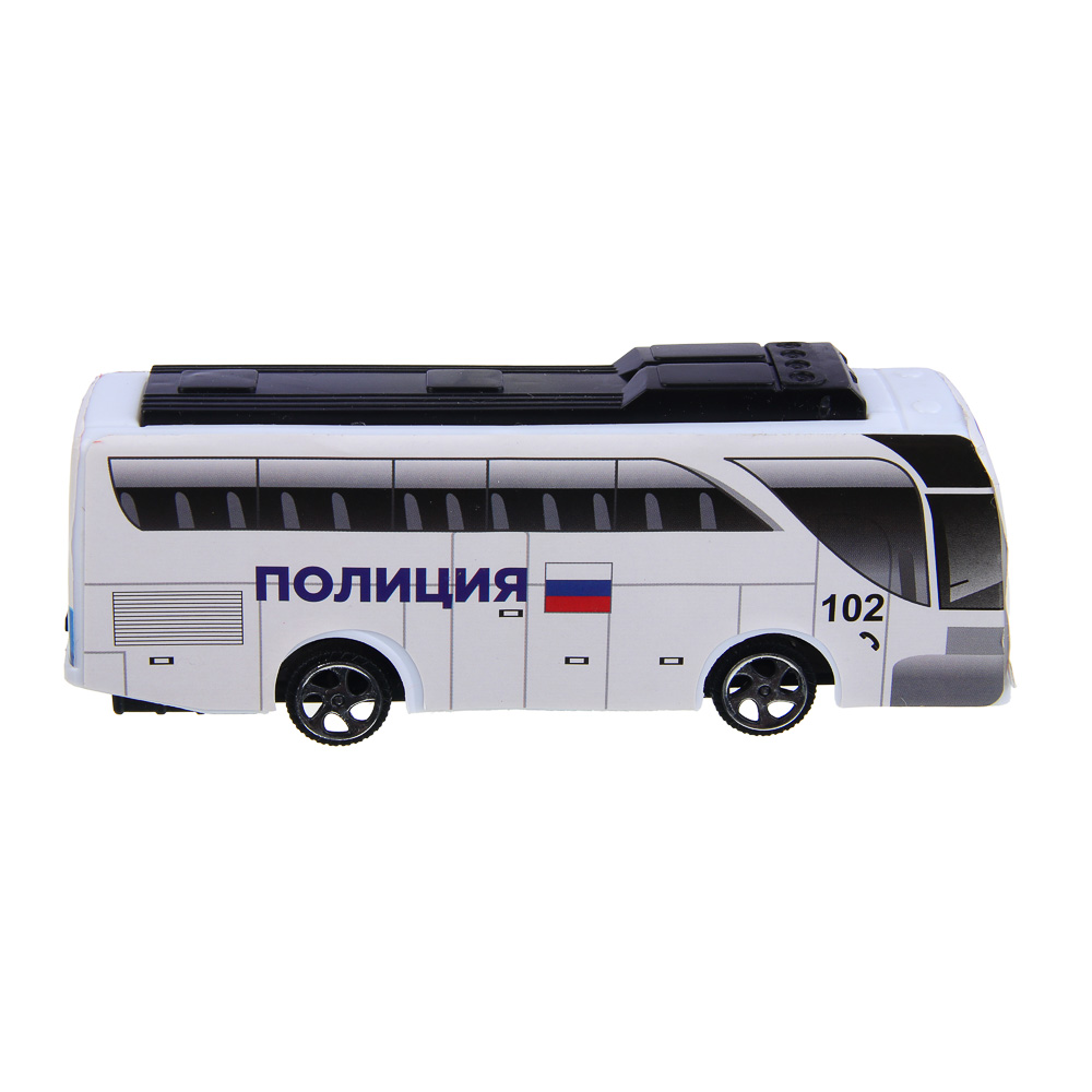 ИГРОЛЕНД Автобус "Спецслужбы", пластик, инерция, 11,5х9х3,5 см, 4 дизайна - #3