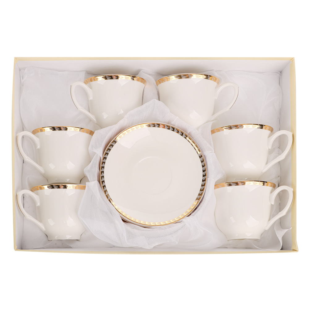 MILLIMI Шарм Набор чайный 12 пр., 220мл, 14см, костяной фарфор - #6