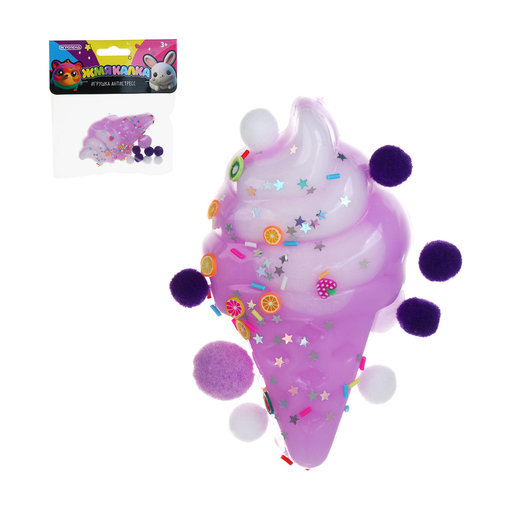 ИГРОЛЕНД Игрушка антистресс "Жмякалка", TPR, 13×15см, микс - #1