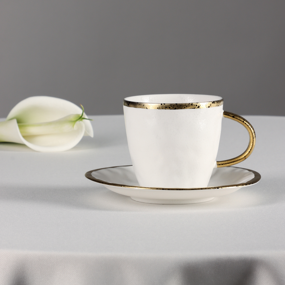 MILLIMI Романс Набор чайный 2 пр., 250мл, 15см, фарфор, белый - #6