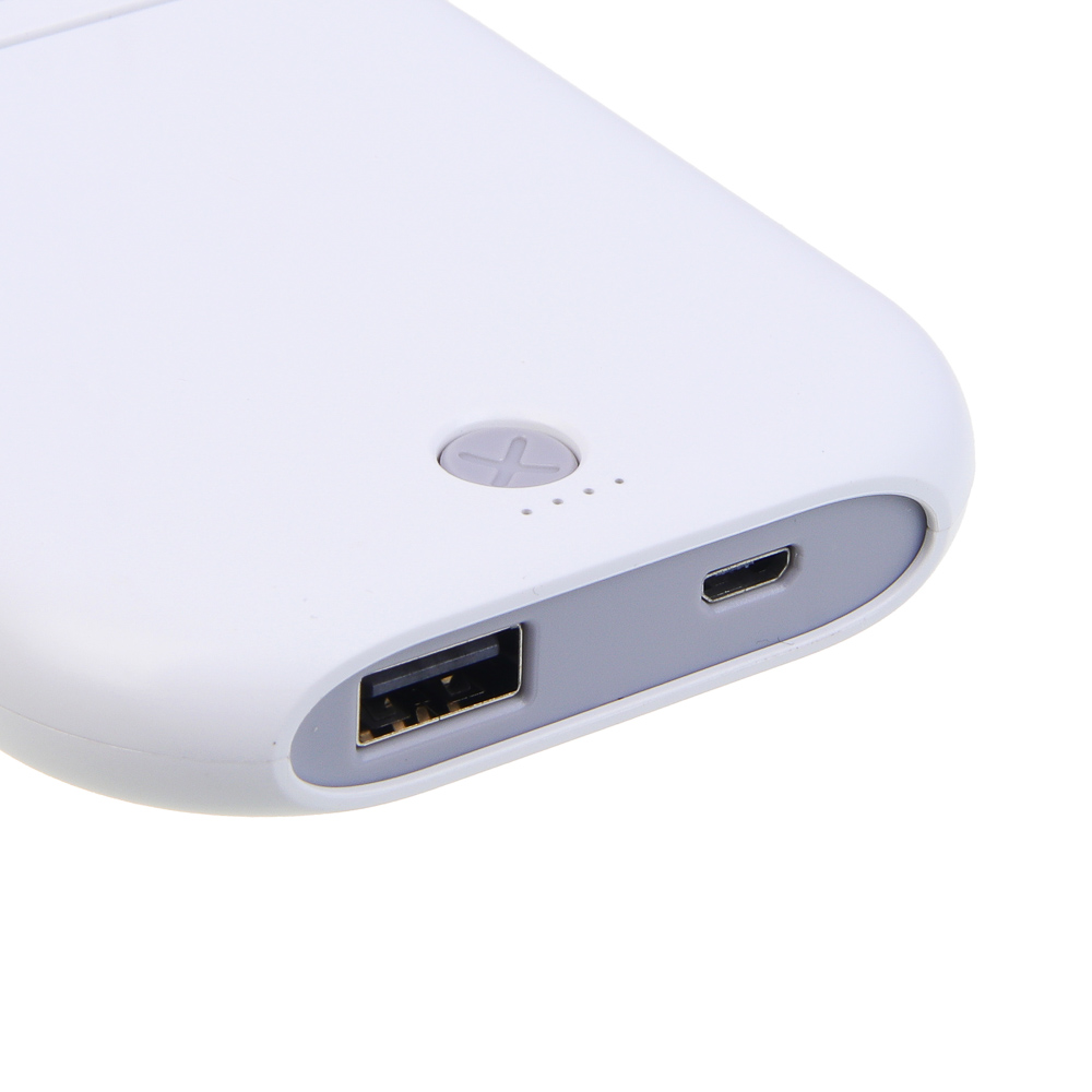 Вентилятор ручной складной с пауэрбэнком тм LEBEN 3.7в/1200мАч, USB-кабель, белый - #7