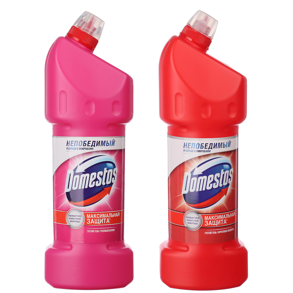 Средство универсальное Domestos Розовый шторм/ Фруктовая свежесть, п/б,  1,35 л купить с выгодой в Галамарт