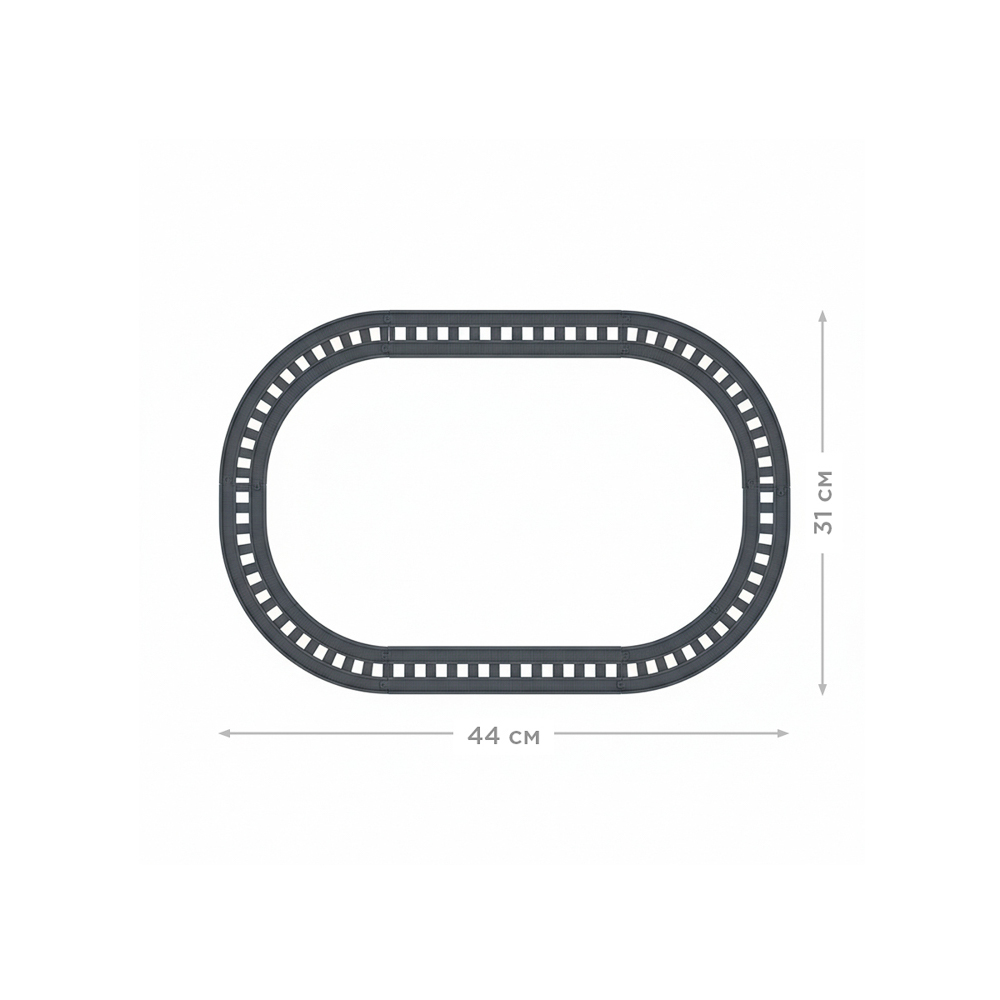 ИГРОЛЕНД Железная дорога "Скоростной экспресс", PP, PS, движение, 2хАА, 28х20х5см, 2 дизайна - #3