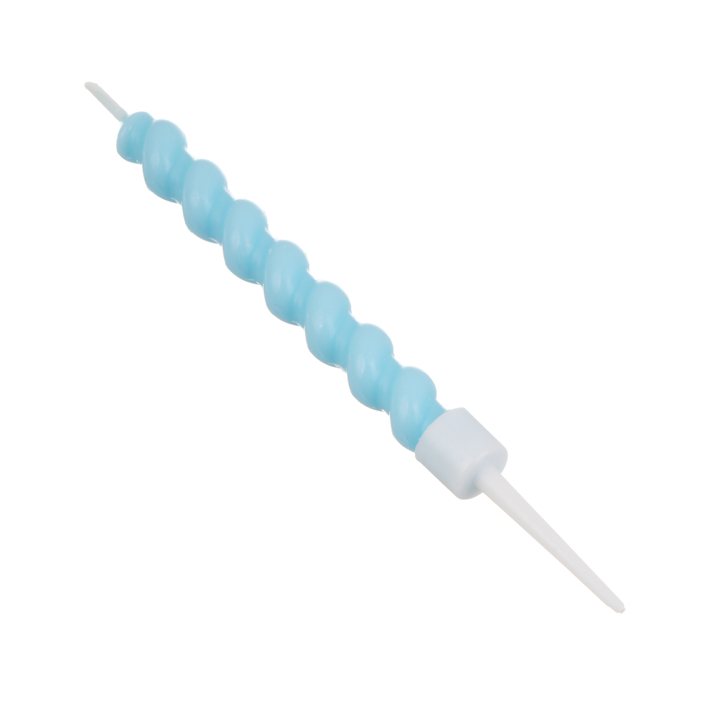 Набор свечей витых для торта тм Fntastic, 6 шт, 7,5 см, парафин, микс - #5