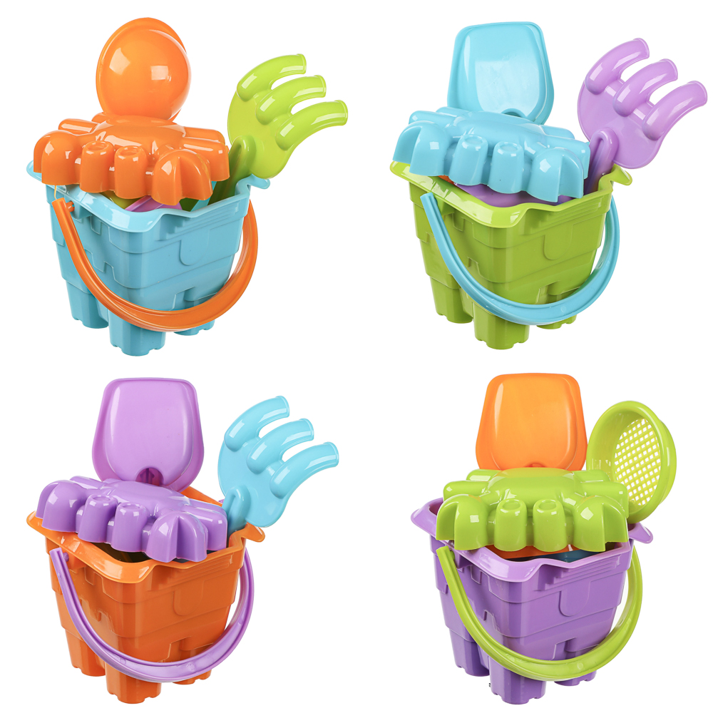 Набор для игры в песке, 6 предметов, ИГРОЛЕНД, для детей 3+ - #1