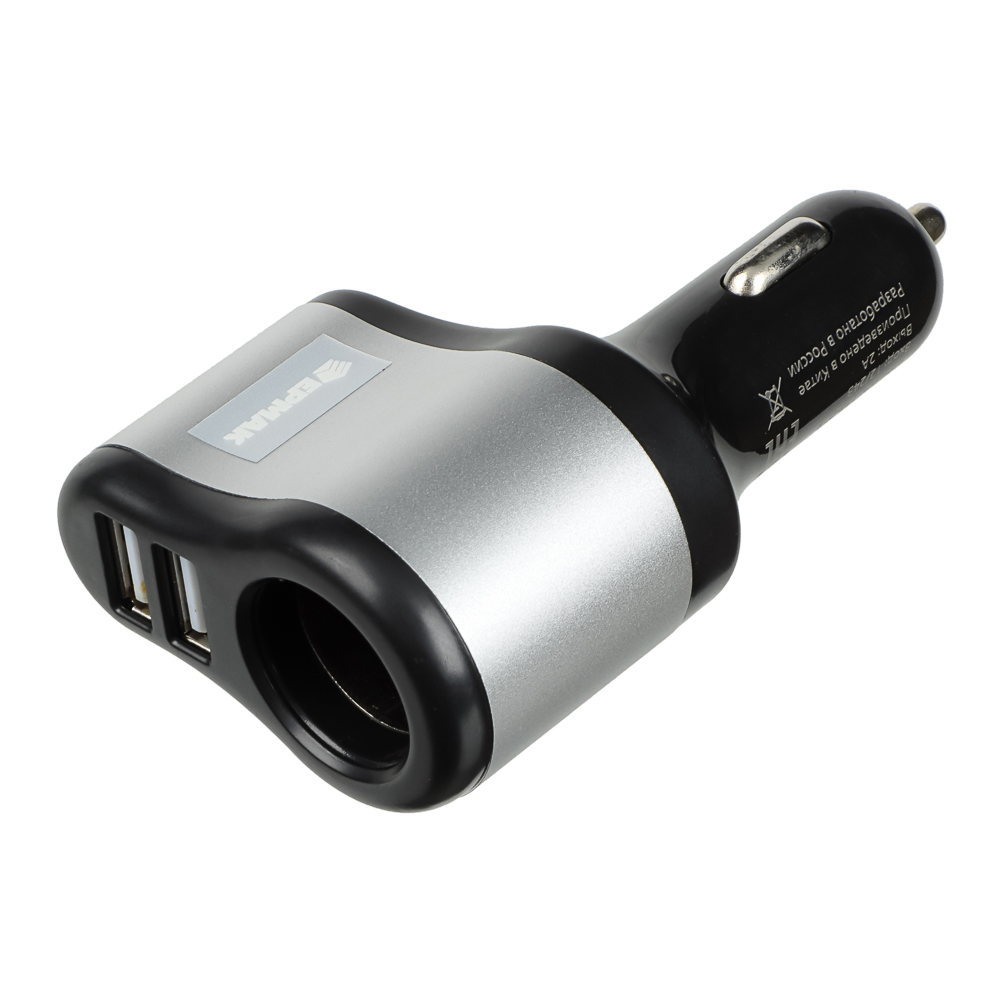 ЕРМАК Устройство зарядное в авто, USB QC 3.0+PD, 5В/3.1А, пластик - #4