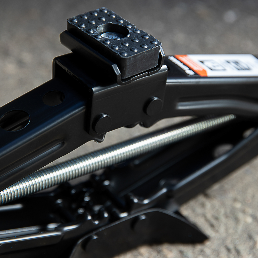 ЕРМАК Домкрат механический ромбический 1,0т, высота подъема 100-350мм, резиновая площадка - #10