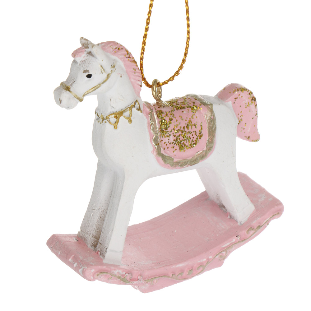 СНОУ БУМ Сувенир Лошадка качалка полистоун, 5,6x2,1x6,3 см, 2 вида - #3