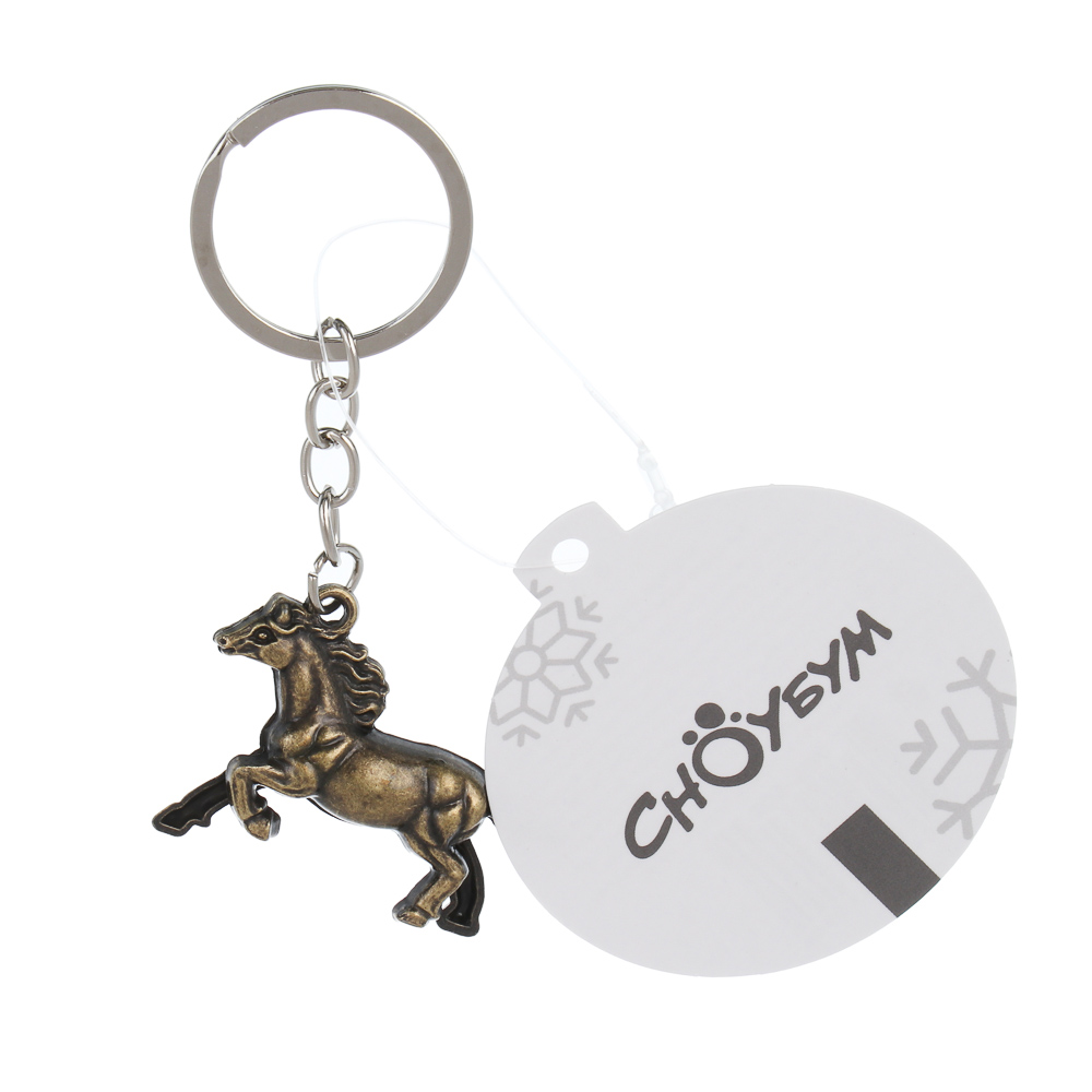 Брелок "Лошадка" тм СНОУ БУМ, 4,5x3см, металл, 3 цвета - #6