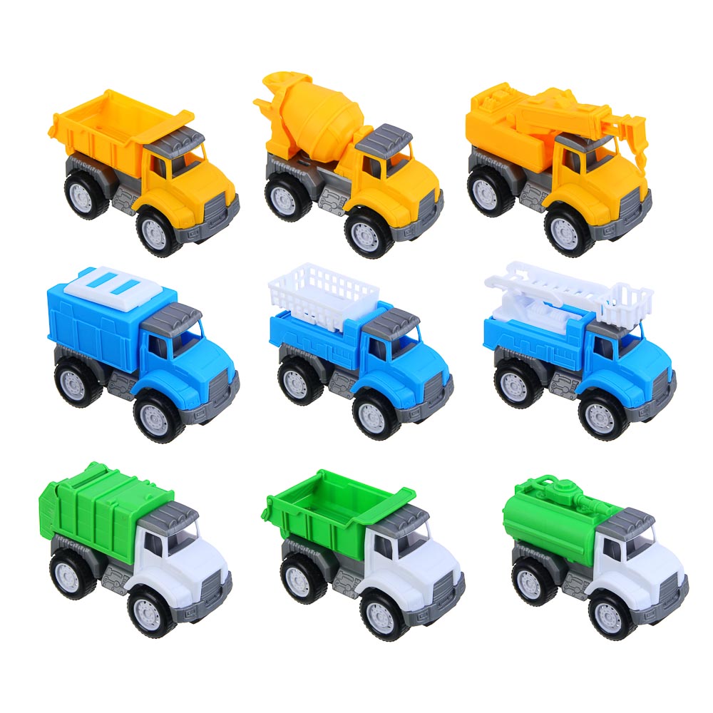 ИГРОЛЕНД Грузовик Спецслужбы, инерция, ABS, 14,8х5,9х9,6 см, 9 дизайнов - #2