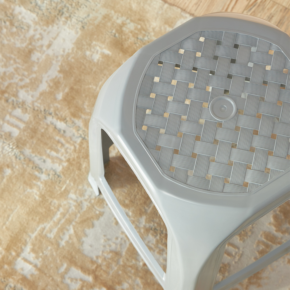 Табурет 35,5х35,5х46см, пластик, серый - #8