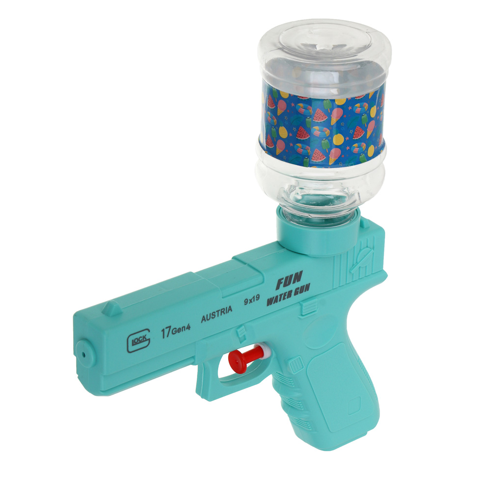 Водный пистолет механический с насадкой, ИГРОЛЕНД, 300мл, PP, PET - #5