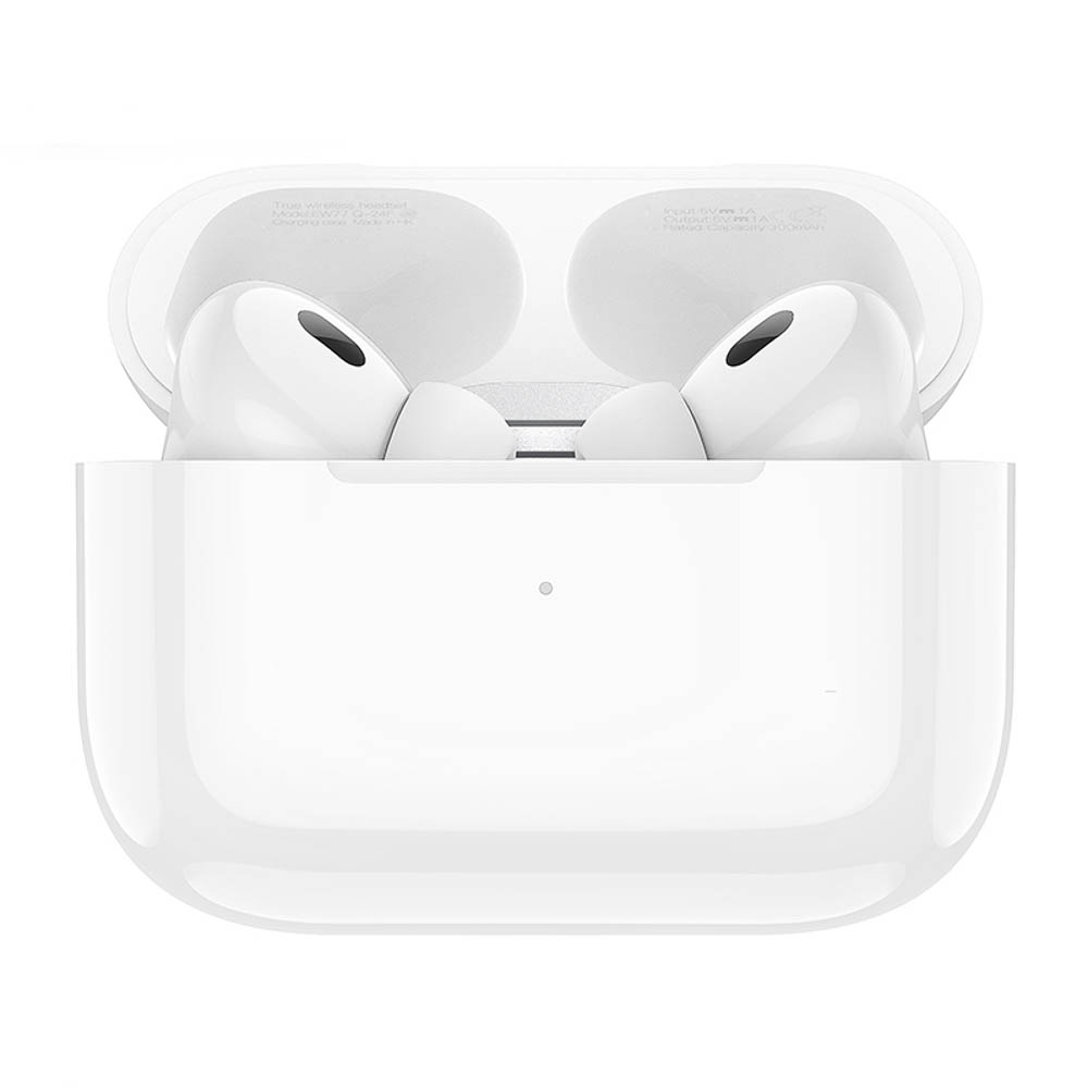 Наушники беспроводные TWS hoco. модель EW77, внутриканальные, 300/30мАч, BT5.4, белый - #1