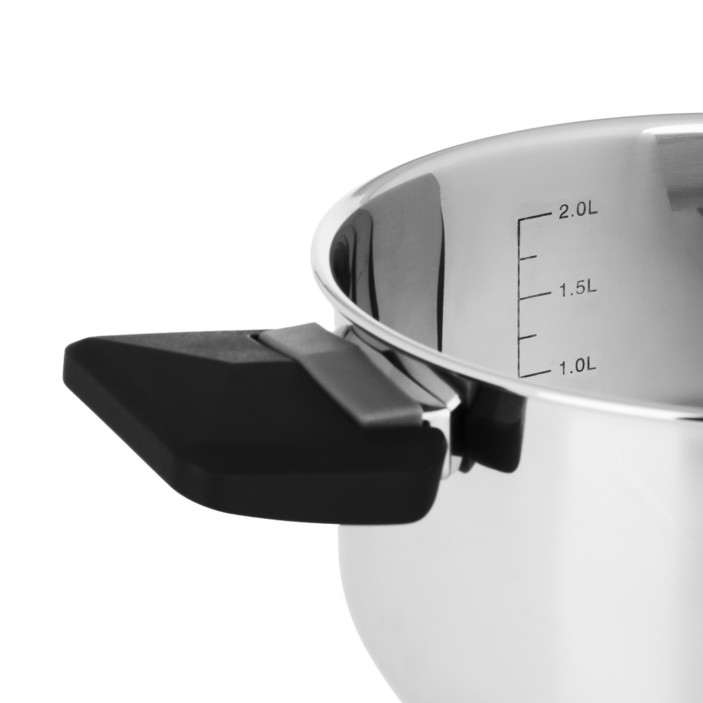 Кастрюля тм SATOSHI Манн 18х10,5см. 2,4л. со стекл. крышкой, индукция - #7