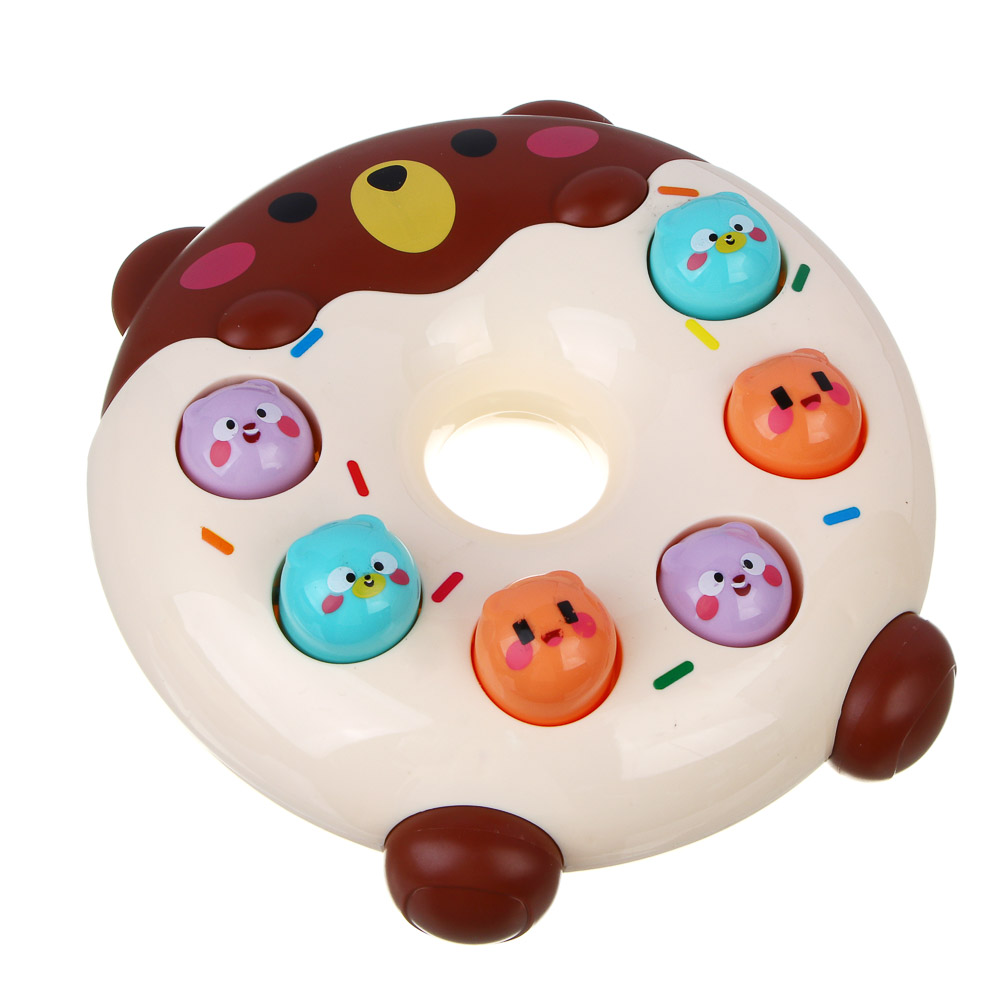 Развивающая игрушка сортер "Пончик", ABS, 22х5,5х15см, 2 диза - #8