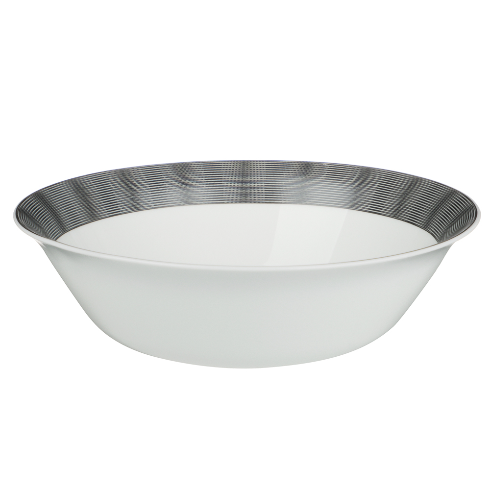 MILLIMI Графит Салатник, опаловое стекло, 760мл, 19х5.4см - #1