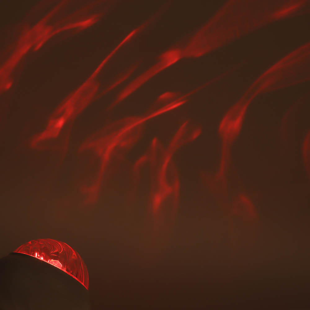 Светильник-ночник проектор неба BY Сфера, 3W, USB, пульт ДУ, D9×8 cм, пластик, белый - #10