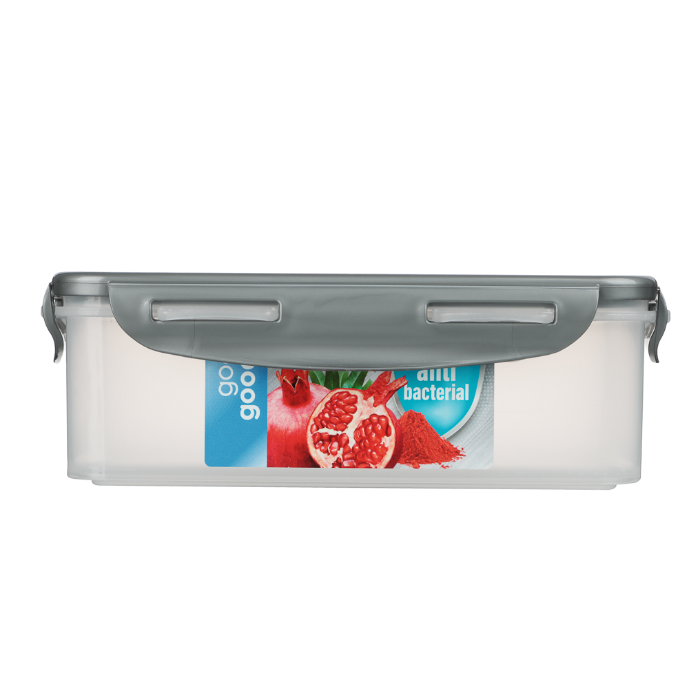 Контейнер герметичный для СВЧ с защелками, 1,1л, 205х135х67мм, пластик - #9