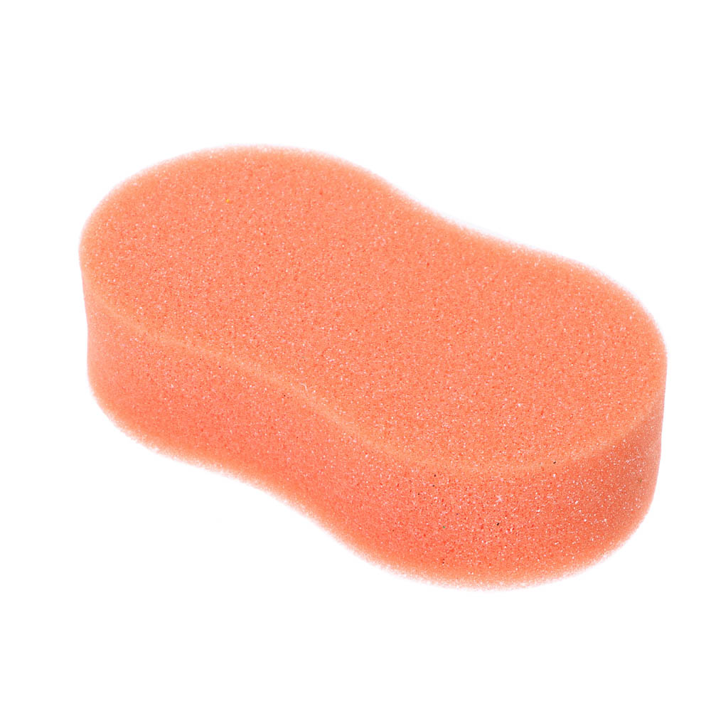 Губка для тела "Восьмёрка" тм ЮL, поролон, 14,7x8,2x3,7 см (+/-5мм), цвета микс - #5