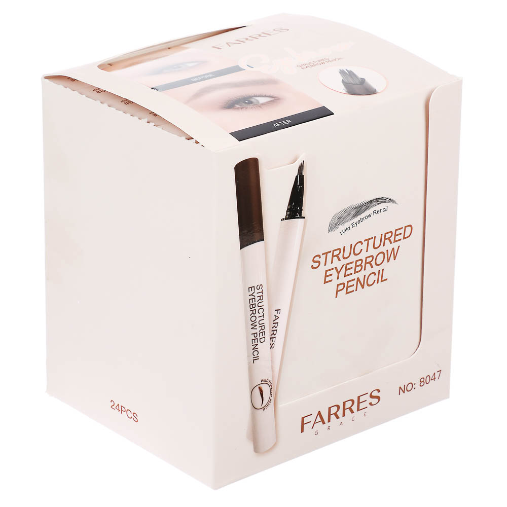 Лайнер для бровей с эффектом микроблейдинга, тм Farres, 1,2 мл - #9