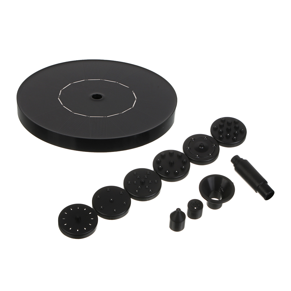 INBLOOM Фонтан на солнечной батарее d16cм 7V/1.4W, DC 7V/150MA, 160л/час, пластик - #2