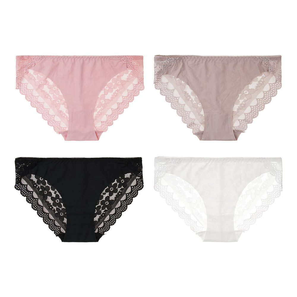 Трусы-слипы женские с декором, р.46, тм GALANTE, 95%вискоза, 5%спандекс, цвета в ас-те, НБ25-8 - #1